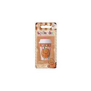 Lip Smacker Holiday Frappe Cup Lip Balm, Cute Lip Balm for Kids, Holiday-Themed, Moisturizing and Easy-to-Apply, Infused with Castor Seed Oil, Gingerbread