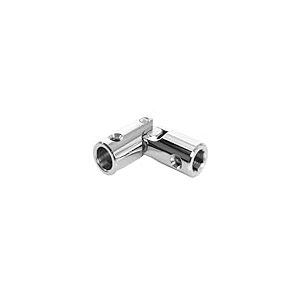 cyclingcolors cardan de volet roulant genouillère liaison manivelle tige acier nickelé, diamètre extérieur 16 mm forme 6 pans 7 mm x Ø 13 mm