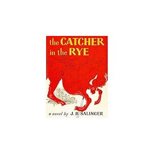 Wee Blue Coo Book Cover Catcher Rye Salinger Classic Red Horse City Novel Wall Art Print Mur Décor 30 x 41 cm