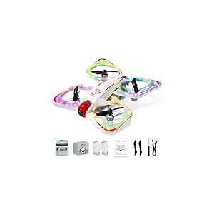 Mini Drone avec Camera Enfant, 720P Drone radiocommand&eacute;s Avion T&eacute;l&eacute;command&eacute; Enfant Cadeau Jouet 7 8 9 10 Ans Garcon id&eacute;al pour l'int&eacute;rieur et l'ext&eacute;rieur, id&eacute;al pour gar&ccedil;ons et Filles