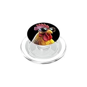 Coq Chicken Daddy Père Poulailler Agriculteur Poules PopSockets PopGrip pour MagSafe