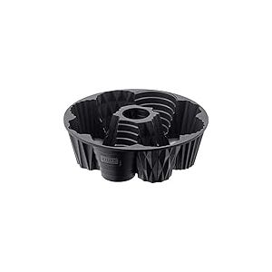 ORIGINAL KAISER Inspiration Moule à kouglof 26 cm pour 8 petites tartes et tartelettes avec cavité de remplissage, en fonte d'aluminium, anti-adhésif, noir