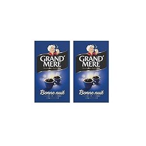 Grand Mère Café Moulu Décaféiné Bonne Nuit 250G (Lot de 2)