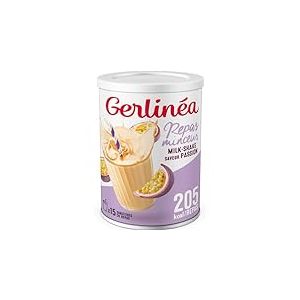 Gerlinéa Boisson Milkshake goût Fruit de la Passion - Substitut de repas riche en protéines - Poudre à reconstituer - contient 15 repas - 222256