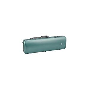 GEWA Étui pour Violon Fun Series Polycarbonate 4/4 Vert/Gris, intérieur Noir, 2 Sangles Amovibles pour Sac à Dos, Pochette pour Accessoires, Support rembourré, poignée latérale supplémentaire