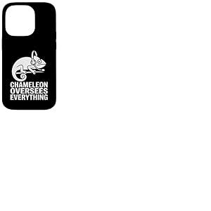 Chameleon Supervise Tout dr&ocirc;le l&eacute;zard d'&eacute;coute Coque pour iPhone 14 Pro