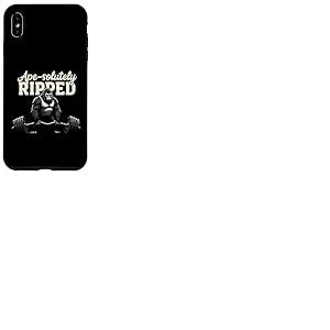 Ape-Solutely Ripped Gorilla Fitness Animal Strength Coque pour iPhone XS Max