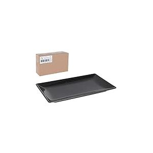 SANTA CLARA 142022 Plat rectangulaire noir, 25 x 15 cm, multiple