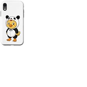 Costume Kawaii Poulet en Panda pour Filles et Enfants Amateurs de Poulet Coque pour iPhone XR