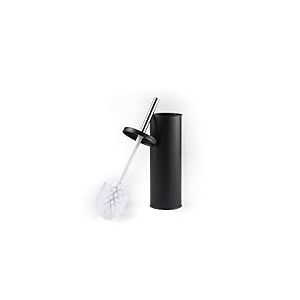 Beldray LA059451BLKFEU7 Ensemble Brosse & Support De Toilette – Brosse De Nettoyage pour Cuvette De Toilette, Poils Rigides, Support Hygiénique avec Couvercle, Mince pour Un Rangement Facile, Noir