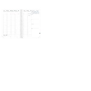 Quo Vadis - Recharge Agenda - Spiral&eacute; - 2026 - Ministre S - Semainier Planning - Italien - 13 mois de d&eacute;cembre &agrave; d&eacute;cembre - 16x24 cm - Papier Clairefontaine blanc - Fabrication fran&ccedil;aise