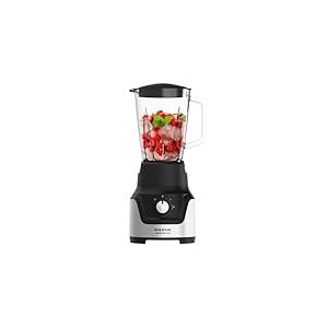 Taurus - Blender Magnum Press 1500W | Bol verre 1,5L | 2 vitesses + Turbo | Couteaux inox 4 lames | Broie glace | Système Total Circulation | Sécurité verrouillage