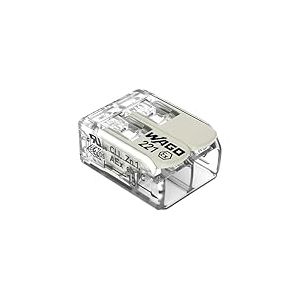 Wago 221-682 Lot de 50 bornes de connexion compactes 2 échelles 6 mm