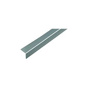 Alberts 433024 Corni&egrave;re | autoadh&eacute;sive | plastique, aspect acier inoxydable | 1000 x 30 x 30 mm