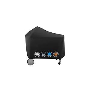vchin Housse de Rechange pour Barbecue Weber 7152 Performer Deluxe de 55,9 cm, imperméable et résistante à la décoloration (122 x 65,5 x 100 cm)