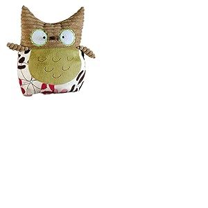 Glorex 0 4644-1 &ndash; Peluche Chouette Sina, env. 25 cm, Cousue en Peluche de Haute qualit&eacute;, &agrave; remplir soi-m&ecirc;me, avec Certificat de Naissance