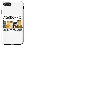 chat rigolo Amoureux des chats Humour Chat Coque pour iPhone SE (2020) / 7 / 8