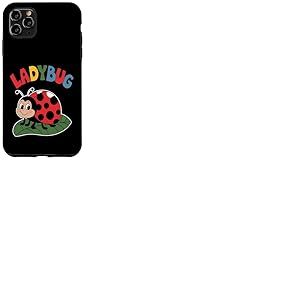Adorable Coccinelle pour Hommes, Femmes, Enfants, Insectes, Amateurs de coccinelles Coque pour iPhone 11 Pro Max