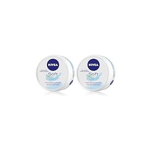NIVEA SOFT Cr&egrave;me de soin multi-usage hydratante 48H (1x50ml), Soin hydratant Visage Corps & Mains Vitamine E & Huile de Jojoba, Formule Vegan l&egrave;g&egrave;re & fra&icirc;che, 95% ingr&eacute;dients d'origine naturelle
