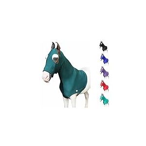 Majestic Ally Cagoule en Lycra Extensible avec Fermeture éclair (Taille XL, Vert Chasseur)