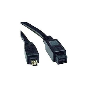 Tripp Lite FireWire 800 IEEE 1394b Câble Haute Vitesse (9 Broches/4 Broches) 1,8 m (F019-006) Noir