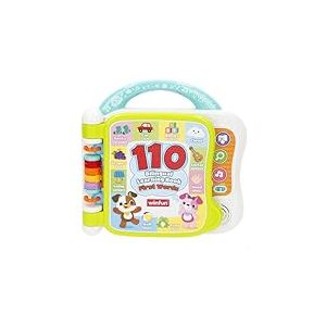 winfun Livre d'apprentissage bilingue, Espagnol et Anglais, 11 Pages color&eacute;es, 3 Modes de Jeu, 10 cat&eacute;gories, Sons et m&eacute;lodies, poign&eacute;e, Livres &eacute;ducatifs, Jouets pour Enfants &agrave; partir de 12 Mois
