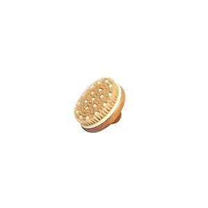 Croll & Denecke Brosse de massage ronde en bois avec poignée centrale anti-cellulite, fermeté, massage, pour peau normale
