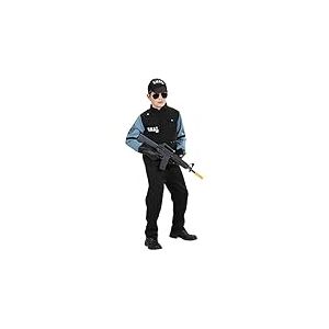 W WIDMANN MILANO Party Fashion - Costume enfant S.W.A.T. unité spéciale, uniforme, police, déguisements de carnaval
