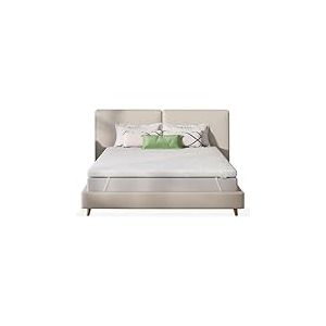 Novilla Surmatelas 160 X 190 CM, Surmatelas en Mousse à Mémoire de Forme Gel, Épaisseur 7,5 CM, avec Design Antidérapant et Certification de Sécurité, sans Odeur, Housse Lavable