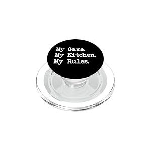 My Game My Kitchen Funny Gamer Cook Citations PopSockets PopGrip pour MagSafe