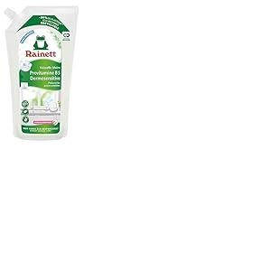 RAINETT - Liquide Vaisselle Mains Dermosensitive - Éco-Recharge 1 L - Formule Hypoallergénique - pH Neutre - Préserve les Peaux Sensibles - Poche 100% Recyclable - Ecolabel - Éco-Recharge 1 L
