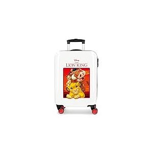 Disney Le Roi Lion Valise Trolley Cabine Rouge 37x55x20 cms Rigide ABS Serrure à combinaison 34L 2,6Kgs 4 roues doubles Bagage à main