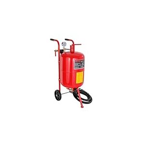 VEVOR Sableuse Pneumatiques en Acier, Machine de Sablage Rouge avec Cabine Sablage 40 L, Sableuse Professionnel pour le Nettoyage de Surface, le Sculpture, la Élimination de la Rouille et la Remise