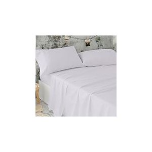 Burrito Blanco T1201 Parure de lit en Coton mélangé T12 Gris Largeur 120 cm