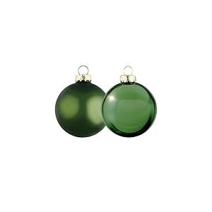 Arti Casa Boules de No&euml;l Vertes - Set de Decoration No&euml;l en Verre 6 Pi&egrave;ces - D&eacute;co pour l'Int&eacute;rieur - Boule de No&euml;l &empty; 8 cm