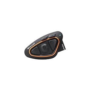 Midland - Intercom Moto BTX1 Pro S Solo Individuel, &Eacute;couteurs Bluetooth sans Fil Casque Moto &Eacute;tanche IPX6 avec Couverture 800m - Batterie 23H, Anti Bruit, Radio FM via App et Compatibilit&eacute; Universelle