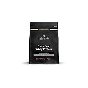 THE PROTEIN WORKS Clear Diet Whey Protein Isolate | Cerise Acidulée Et Pomme | Shake Protéiné Aromatisé, Avec Édulcorant Ajouté | Protein Works | 500G