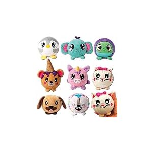 Lavatelli Jouet de Fête Anniversaire invites pour Enfants Garçons Filles, 8 pièces Jeux Animaux Peluches, Plush Kawaaii, Remplisseurs de Sacs de Fête pour Enfants, Cadeau, Récompenses en Classe