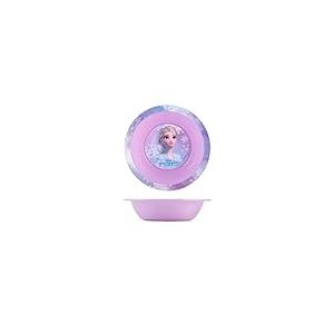 Lulabi Frozen Assiette creuse en polypropylène, 15,5 cm, lilas