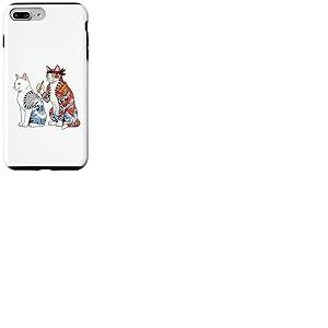 Chat Tatouage Chat Dr&ocirc;le Meme Encres Kitty Humour Tatoueur Artiste Coque pour iPhone 7 Plus/8 Plus