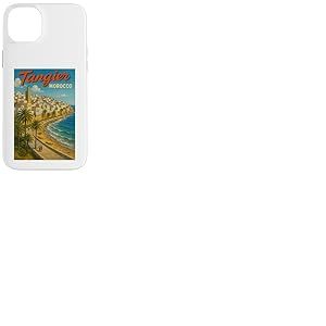 Poster de Voyage Vintage Style années 50 Maroc Coque pour iPhone 14 Plus