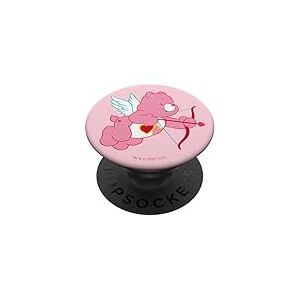 Care Bears Valentine's Day Vintage Love-a-Lot Cupid Bear PopSockets PopGrip Adhésif