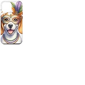 Chien en Porcelaine Mardi Gras Coque pour iPhone 12 Pro Max