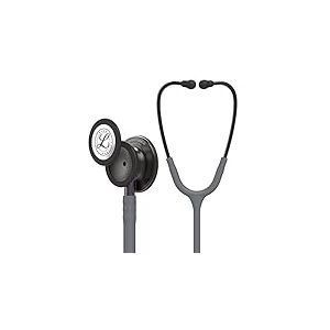 3M Littmann Stéthoscope de Surveillance Classic III, Tubulure Grise, Smoke Edition, Base Gris-Violet, 69 cm, 5873