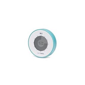 Time Timer Twist Horloge numérique de 90 Min pour Apprendre en Classe pour Les Enfants, Outil d'apprentissage pour l'école à Domicile, Horloge de Bureau pour, minuteries d'exercice et de Cuisine Bleu