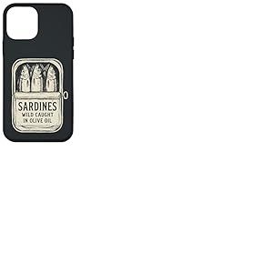 Sardines Sauvages p&ecirc;ch&eacute;es &agrave; l'huile d'olive Funny Retro Vintage Coque pour iPhone 12 Mini