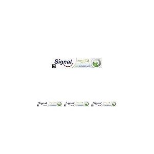 Signal Integral 8 Dentifrice Nature Elements Bicarbonate 75ml (Lot de 4)