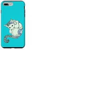 Chat Mandala Spirituel Turquoise MIAU Coque pour iPhone 7 Plus/8 Plus