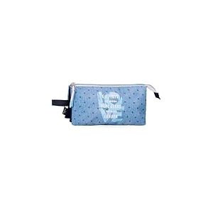 Pepe Jeans Noni Denim Trousse Triple Bleue 22 x 12 x 5 cm Polyester by Joumma Bags, Bleu, Talla &uacute;nica, Trousse Triple