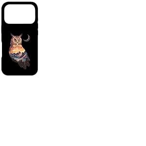 Hibou Lover Paysage Filles Lune Femmes Hibou Coque pour iPhone 17 Pro